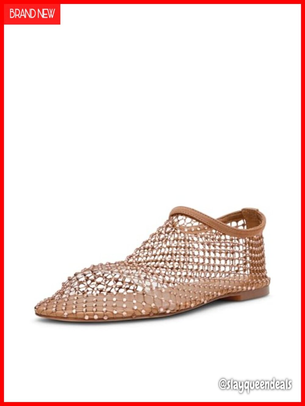Steve Madden Mino Ballet Flat Mesh Pull-On Casual Shoe